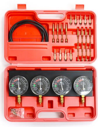 Motorcycle Cylinder Balance Gauge Carb Sync Kit Fuel Vacuum Meter Tool